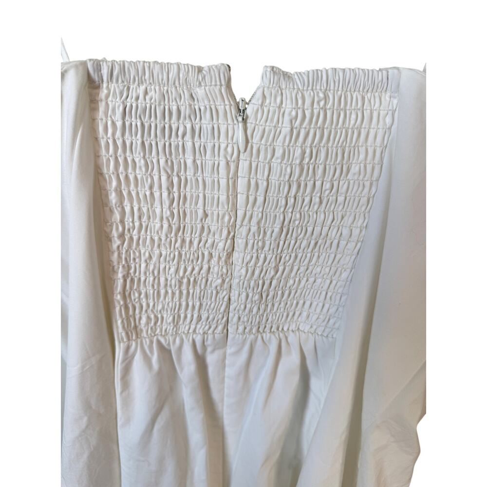 MARE MARE BY ANTHROPOLOGIE NWT Strapless Seamed A-Line Midi Dress Sz Small Bride - Picture 5 of 14